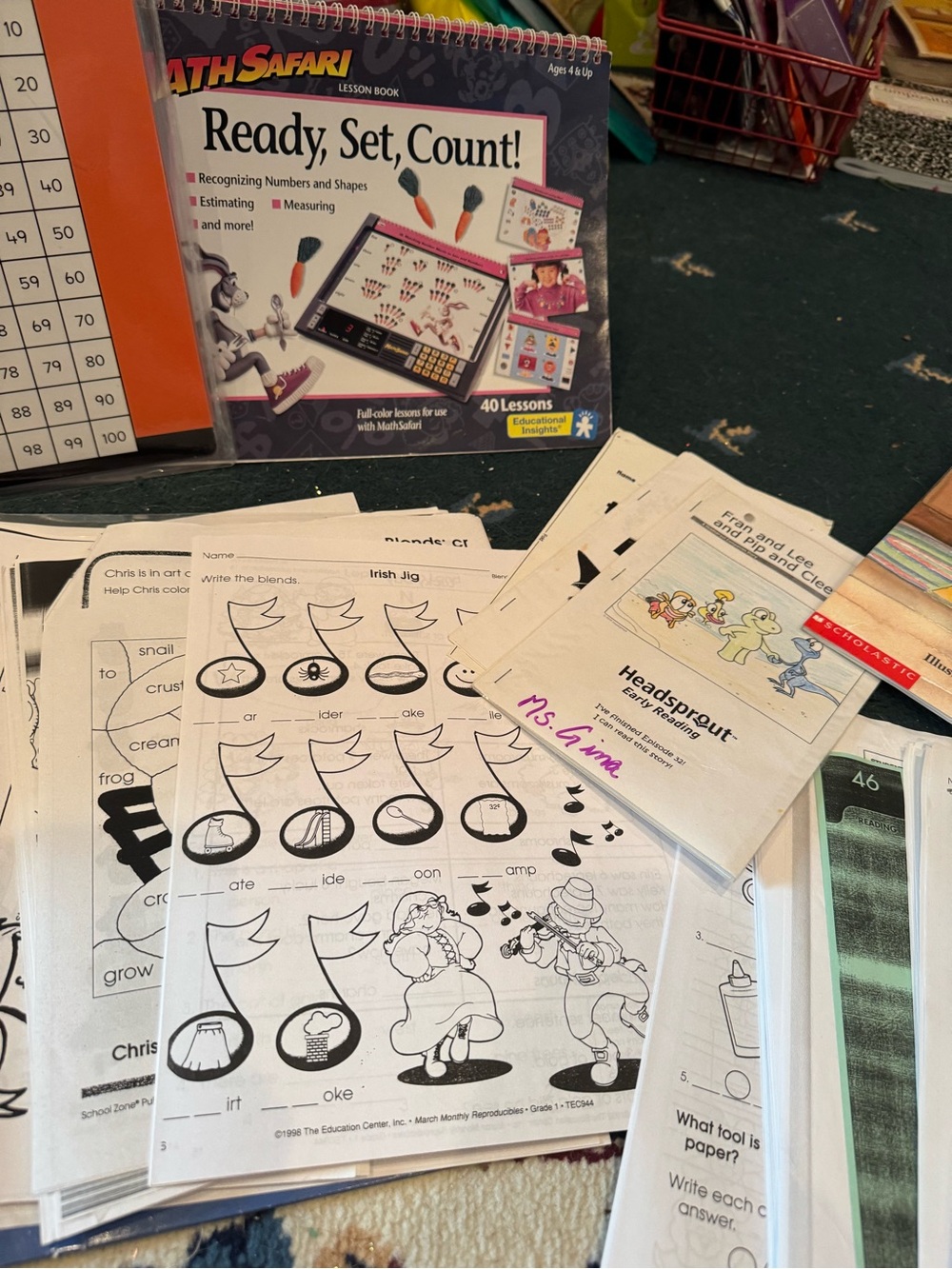 Ready, Set, Count! Activity Set - White - Picture 4 of 8